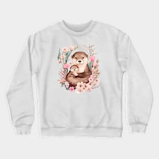 Cute otters Crewneck Sweatshirt